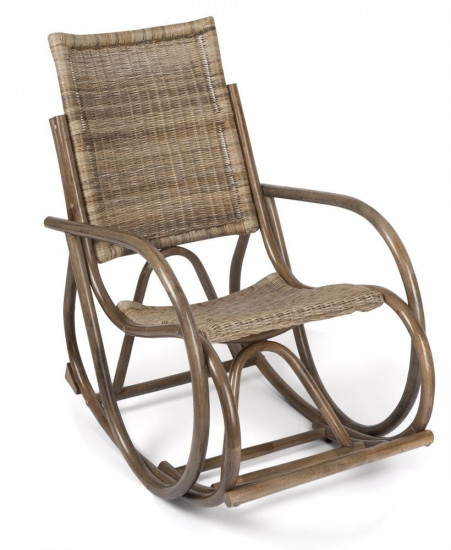 Кресло-качалка плетёное «Раджа» (Radja 6272) (Серый)