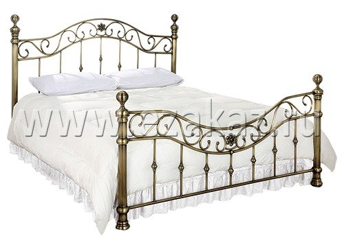 Кровать двуспальная «BD-604» + основание (Античная медь (160 x 200см)