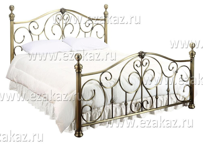 Кровать двуспальная «BD-602» + основание (Античная медь (140 x 200см)