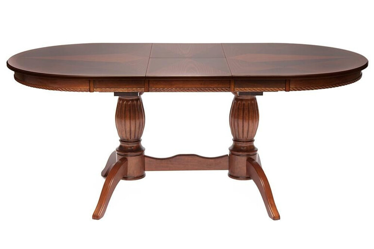 Стол обеденный раздвижной «Меркури» (Mercury) (Maf brown (коричневый в рыжину)