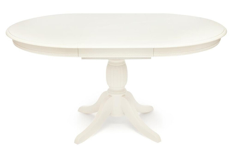 Стол обеденный раскладной белый «Леонардо» (Leonardo) (Белый)