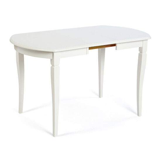 Стол обеденный раздвижной «Модена» (Modena) (Ivory white (слоновая кость)