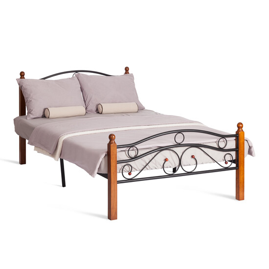 Кровать кованая AT 803 (металлический каркас) + основание (120см x 200см)