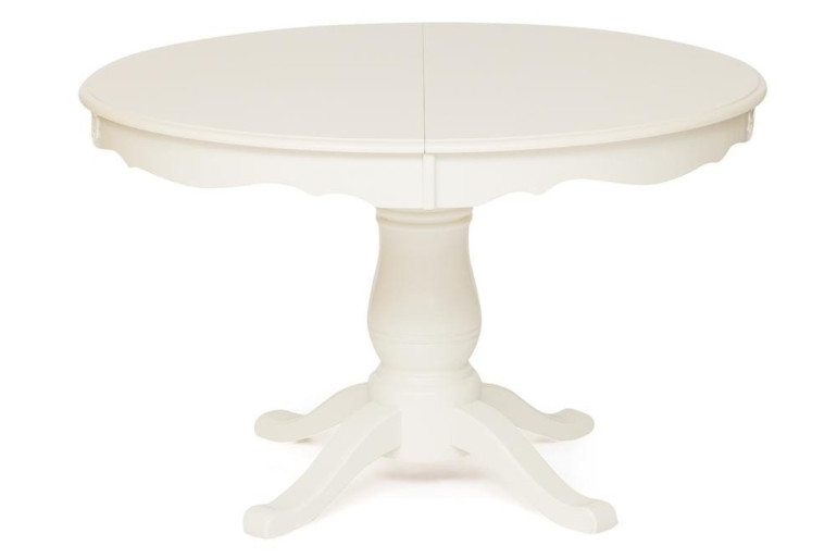 Стол обеденный раскладной «Париза» (Parisa) PA-T6EX (Butter white (слоновая кость)