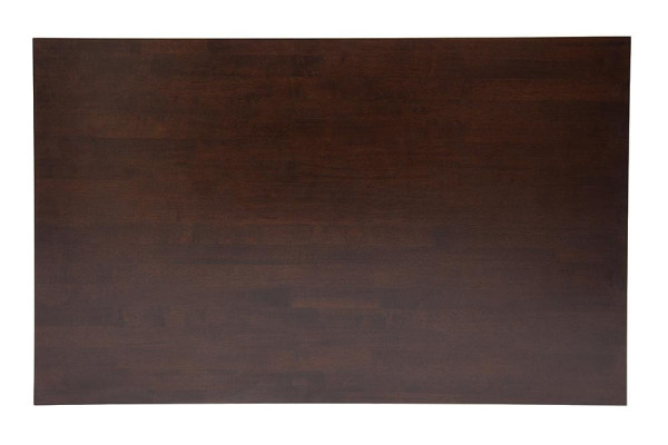 Обеденный комплект «Хадсон» (Hudson) (стол + 4 стула) (cappuccino (темный орех), ткань св.-коричневая) фото № 2