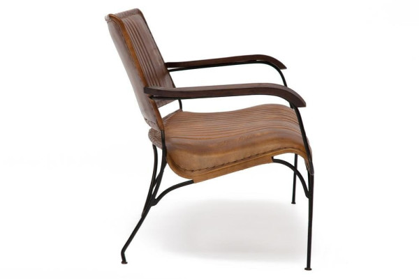 Диван Secret De Maison «Паганель» (Paganel) 2106 D из натуральной кожи (Античный светлый) фото № 3