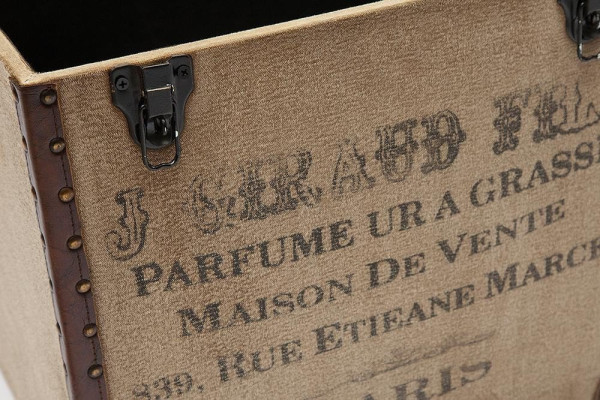 Пуф-сундук Secret De Maison «Кличи» (Clichy) 9177 с отделкой из натуральной кожи (Коричневый «Лофт») фото № 5