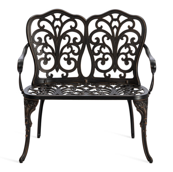 Скамейка Secret De Maison «Симфония» (Symphonie) (Бронза) фото № 5