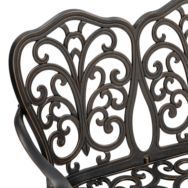 Скамейка Secret De Maison «Симфония» (Symphonie) (Бронза) фото № 6