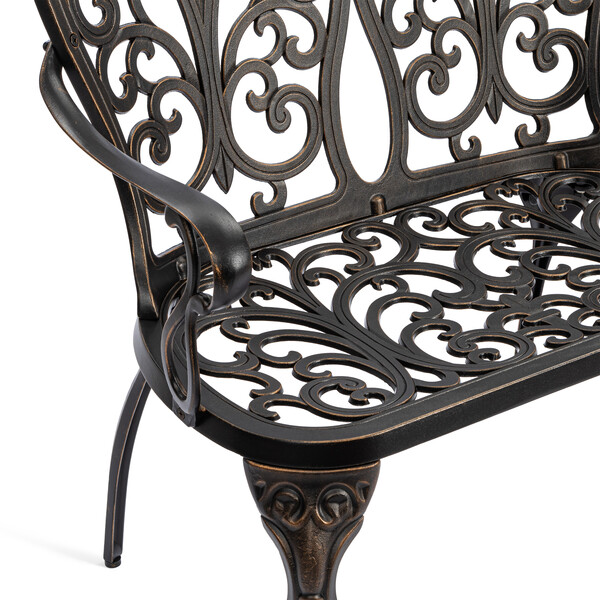 Скамейка Secret De Maison «Симфония» (Symphonie) (Бронза) фото № 7
