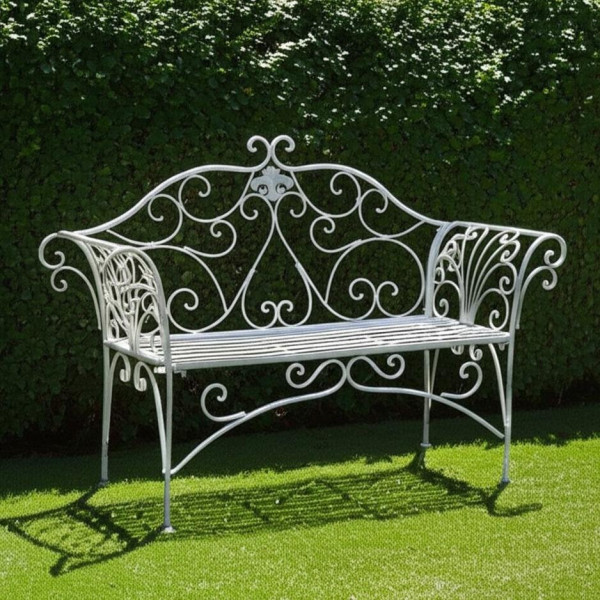 Скамья Secret De Maison «Beaujolais » (PL08-8574) (Antique White) без подушки фото № 5