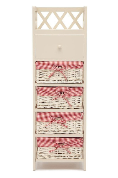 Тумба Secret De Maison «Cage 5» (Каж 5) 4340 с ящиком (Белый) фото № 4