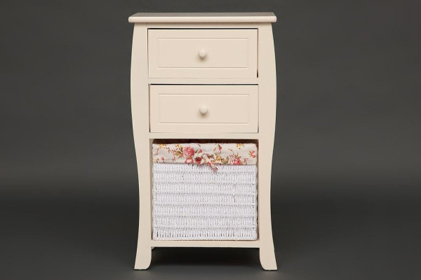 Тумба Secret De Maison «Arc 2» (Арк 2) HX16-827 S с корзиной и 2-мя ящиками (Белый) фото № 3