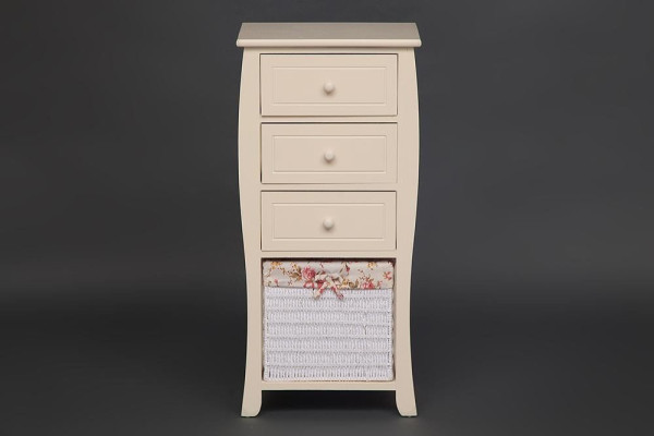 Тумба Secret De Maison «Arc 3» (Арк 3) HX16-828 S с корзиной и 3-мя ящиками (Белый) фото № 2