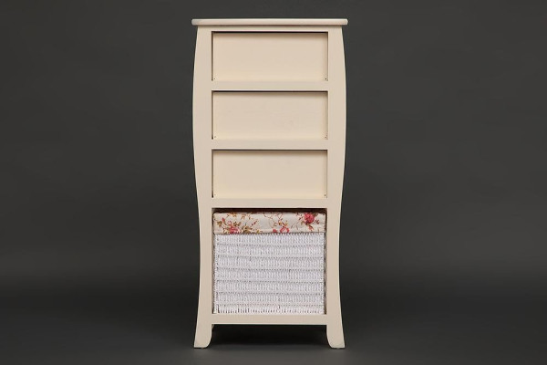 Тумба Secret De Maison «Arc 3» (Арк 3) HX16-828 S с корзиной и 3-мя ящиками (Белый) фото № 5