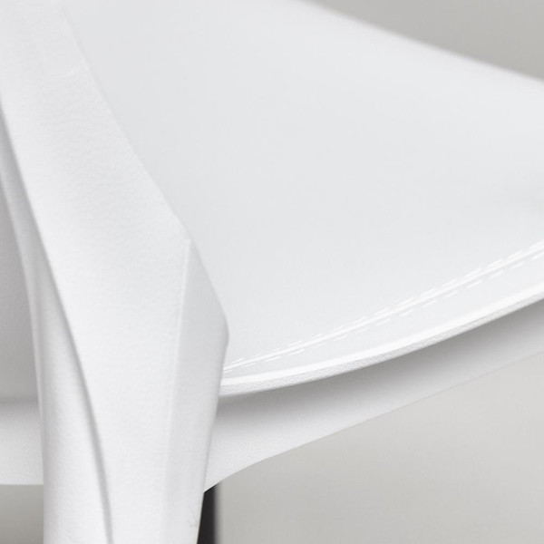 Стул GENIUS (mod 75) (белый/черные ножки) фото № 7