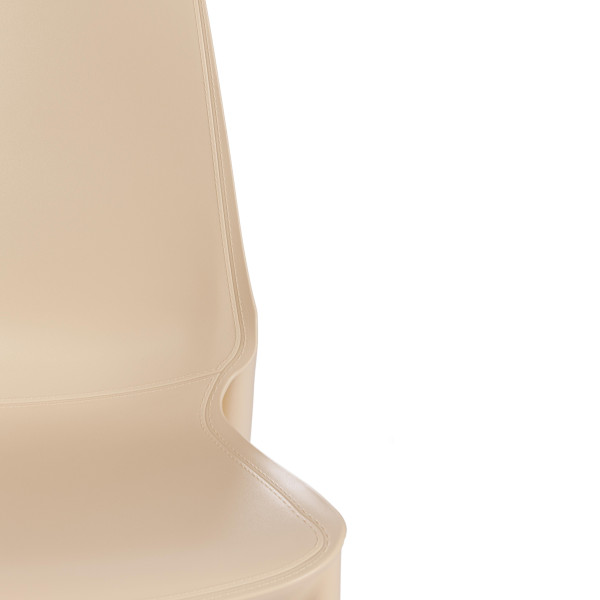 Стул GENIUS (mod 75) (бежевый/коричневые ножки) фото № 7