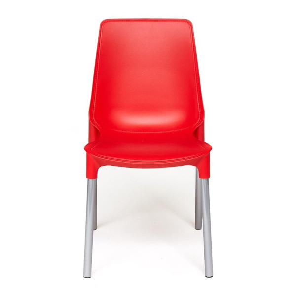 Стул GENIUS (mod 75) (красный/ножки хром) фото № 4