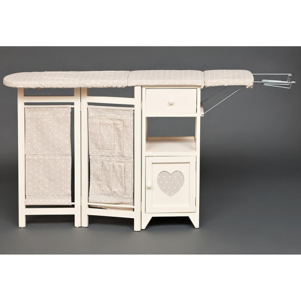 Гладильный комод с 2-мя ящиками Secret De Maison «Amant» (mod. XD1268) (Butter white (слоновая кость) фото № 4