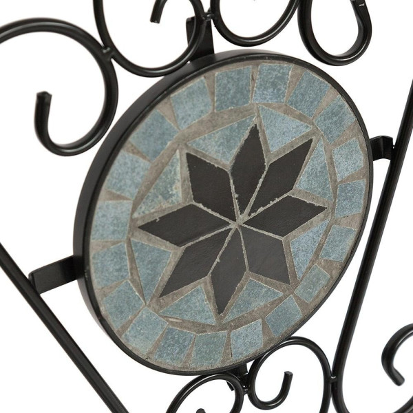 Кованый стул Secret De Maison «Vicenza Astra» (PL08-1070-1-GBRN) (Чёрный) фото № 5