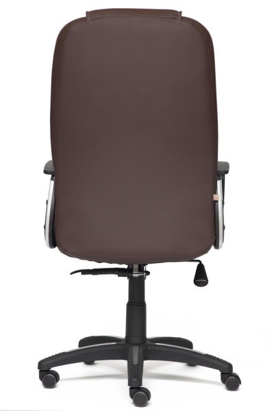 Кресло «Барон» (BARON) (Искусственная коричневая кожа + искусственная коричневая перфорированная кожа) фото № 4