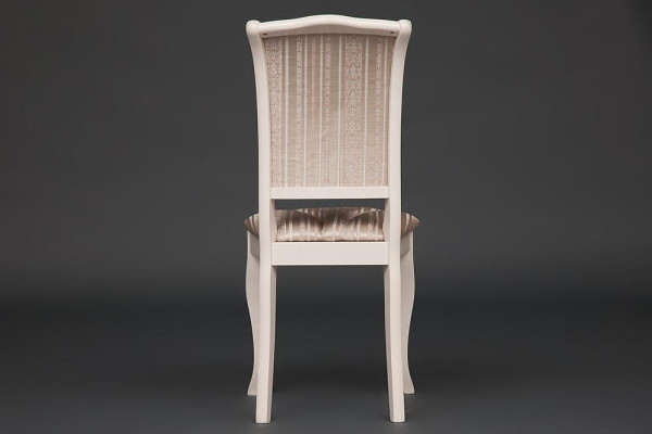 Стул с мягким сиденьем «Опера» OP-SC (Opera) (butter white (слоновая кость), ткань бежевая, рисунок золотистый (180-9)) фото № 5