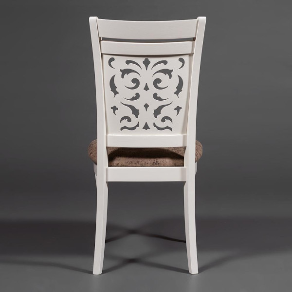 Стул с мягким сиденьем «Siena» (SA-SC) ivory white (Ivory white (слоновая кость) фото № 5
