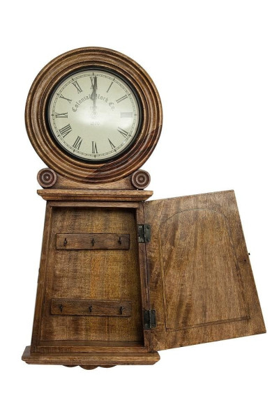 Колониальные часы с ключницей Secret De Maison Chateau (С-2632) (Натуральный) фото № 2