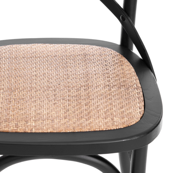 Стул Secret De Maison «Cross Chair» (black) mod.CB2001 (Чёрный) фото № 7