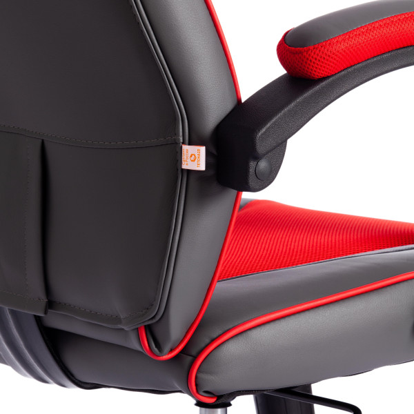 Кресло компьютерное TetChair «Racer GT new» (металлик/красный) фото № 12