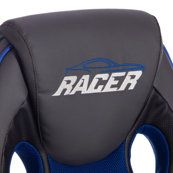 Кресло компьютерное TetChair «Racer GT new» (металлик/синий) фото № 7