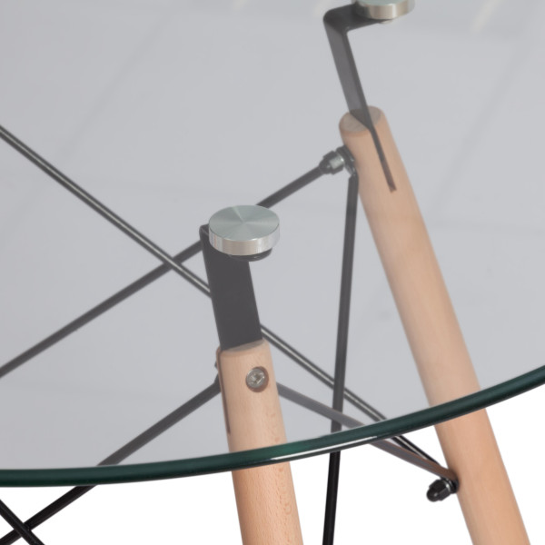 Стол CINDY GLASS (mod.80GLASS) (прозрачный) фото № 3