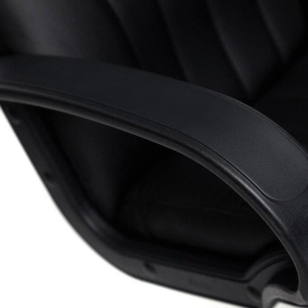 Кресло офисное из ткани TetChair CH 833 (Искусств. чёрная кожа) фото № 11