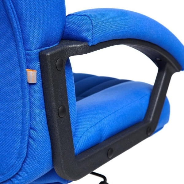 Кресло офисное TetChair СH 888 ткань/сетка (Синяя ткань + синяя сетка) фото № 9