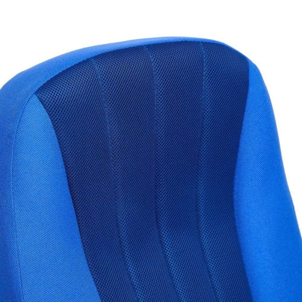 Кресло офисное TetChair СH 888 ткань/сетка (Синяя ткань + синяя сетка) фото № 11