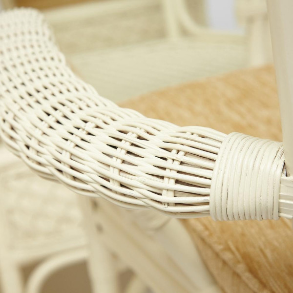 Комплект обеденный «Андреа Гранд» (Grand Andrea Elephant Ivory) нат. ротанг (TCH White) фото № 18