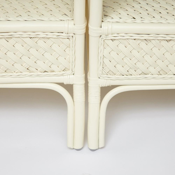 Комплект обеденный «Андреа Гранд» (Grand Andrea Elephant Ivory) нат. ротанг (TCH White) фото № 2