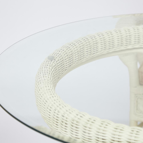 Комплект обеденный «Андреа Гранд» (Grand Andrea Elephant Ivory) нат. ротанг (TCH White) фото № 3