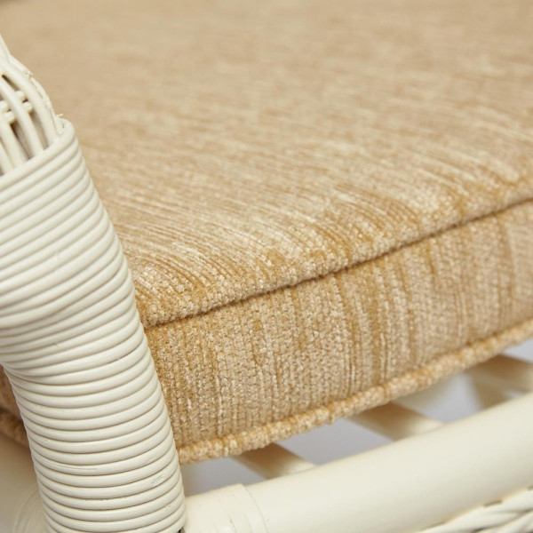 Комплект обеденный «Андреа Гранд» (Grand Andrea Elephant Ivory) нат. ротанг (TCH White) фото № 5