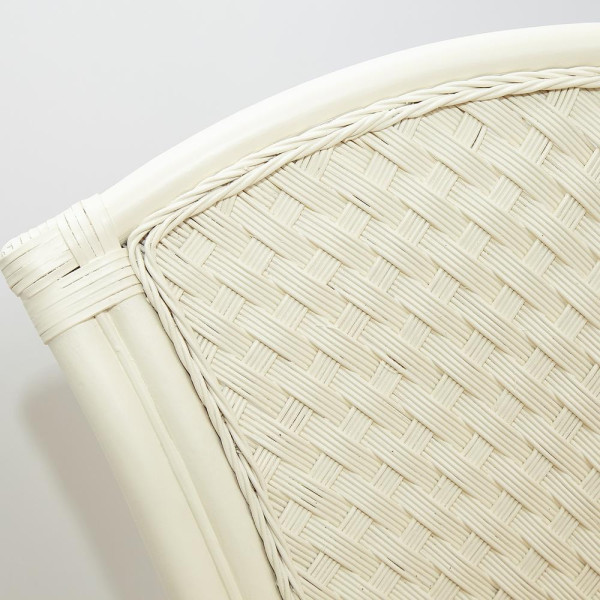 Комплект обеденный «Андреа Гранд» (Grand Andrea Elephant Ivory) нат. ротанг (TCH White) фото № 9