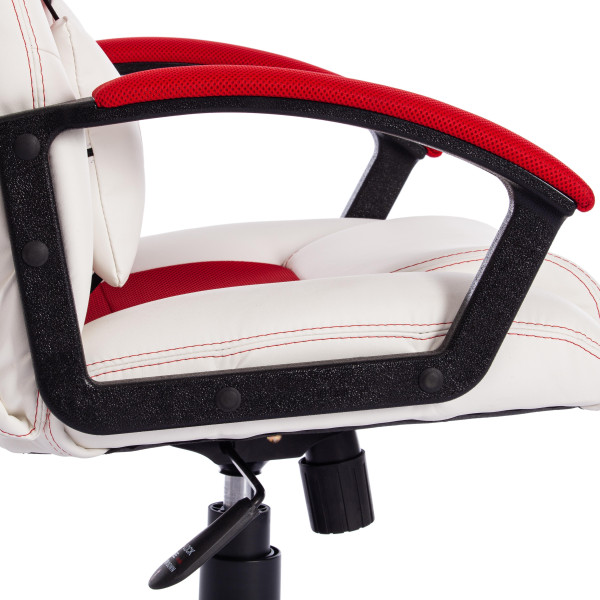 Кресло компьютерное «Driver» (Белый/красный) фото № 14