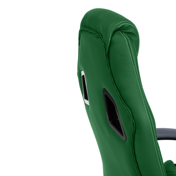 Кресло компьютерное «Driver» (Зелёный/серый) фото № 12