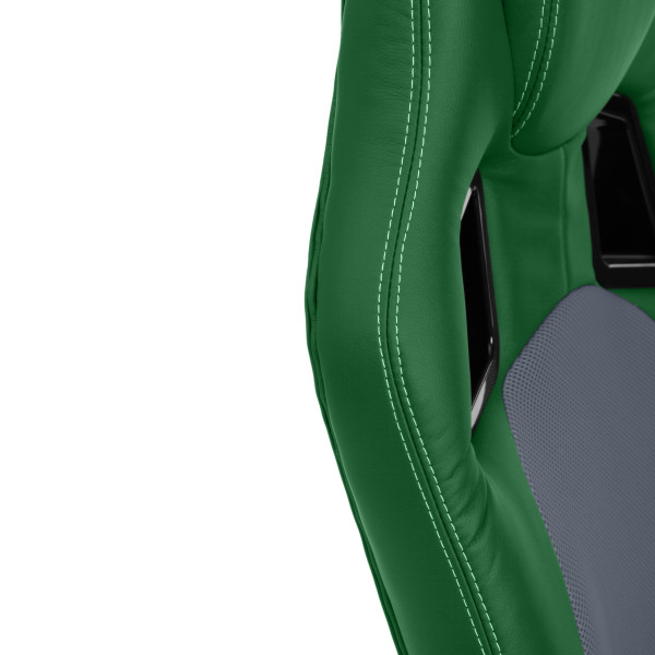 Кресло компьютерное «Driver» (Зелёный/серый) фото № 13