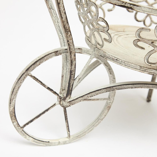 Цветочница Secret De Maison «Brouette» (mod. PL08-7690) (Античный серый) фото № 4