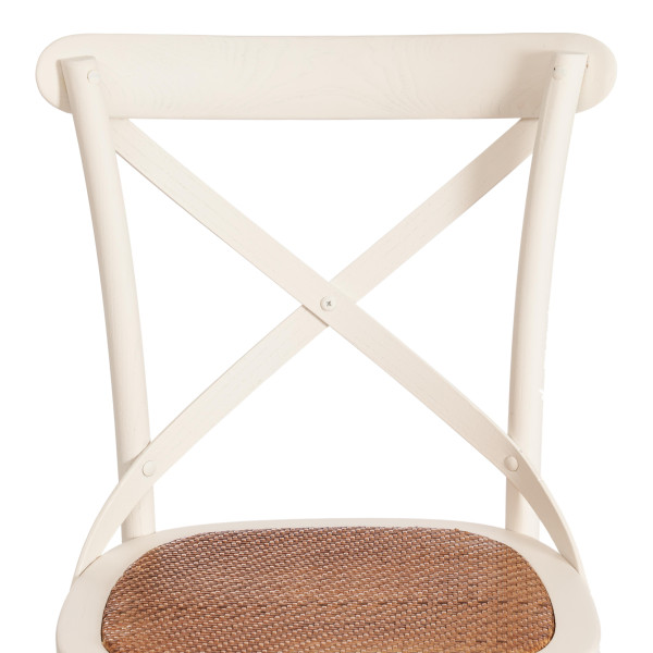 Стул Secret De Maison «Cross Chair» (mod. CB2001) (белый (Butter white)) фото № 7
