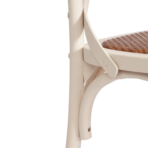 Стул Secret De Maison «Cross Chair» (mod. CB2001) (белый (Butter white)) фото № 8