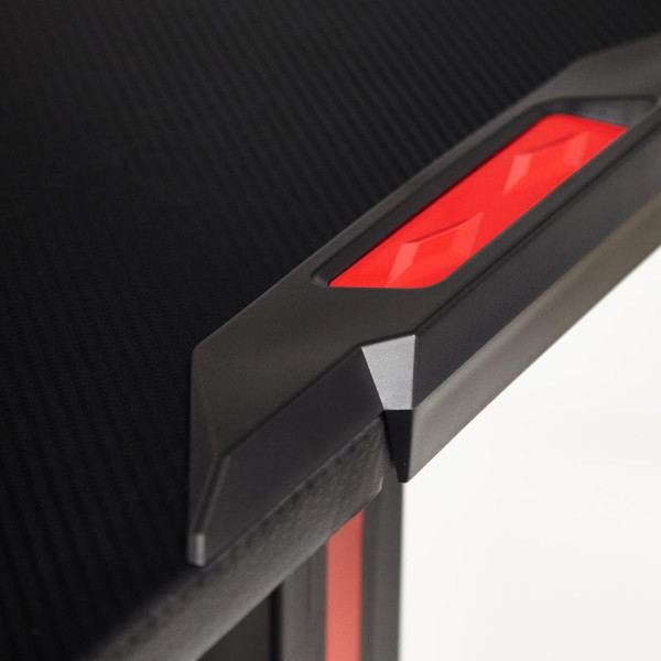 Стол компьютерный «Cyber-4» (чёрный/красный) фото № 16