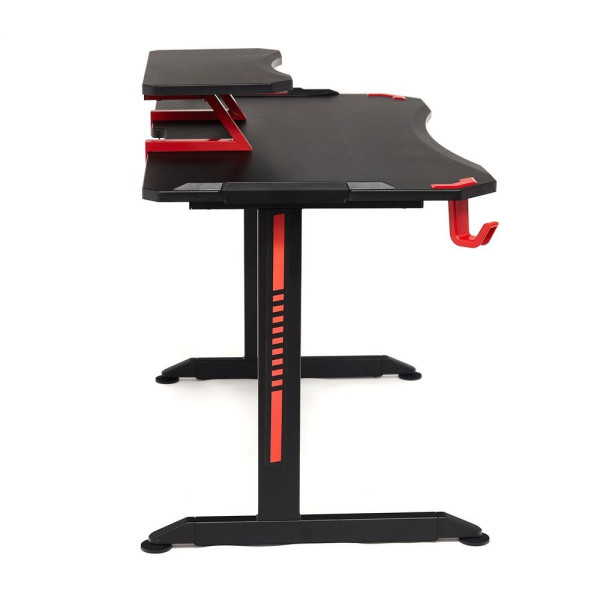 Стол компьютерный «Cyber-4» (чёрный/красный) фото № 3