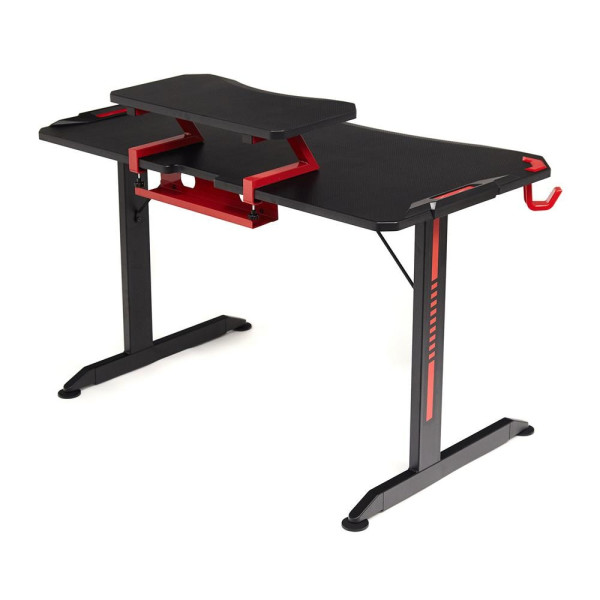 Стол компьютерный «Cyber-4» (чёрный/красный) фото № 4