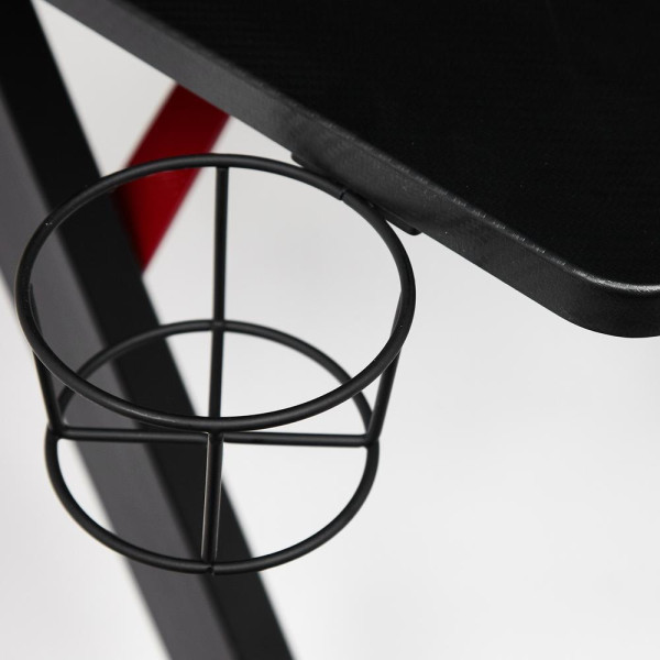 Стол компьютерный «Cyber-5» (чёрный/красный) фото № 10